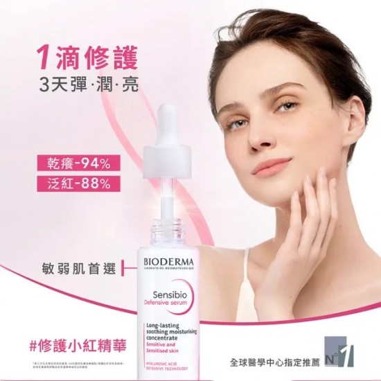 BIODERMA 舒敏抗老修護精華 