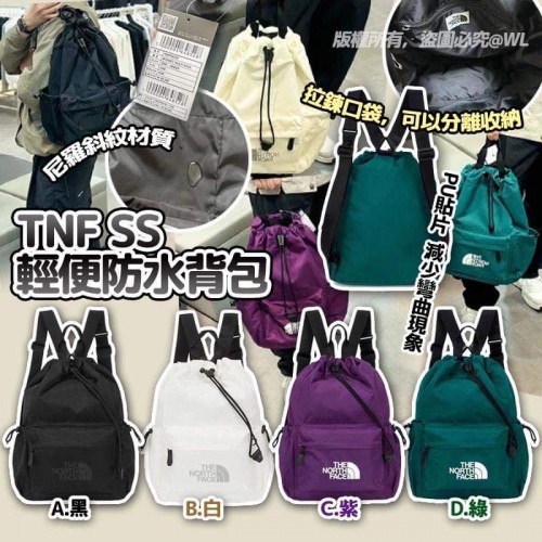 TNF SS Bonney Backpack輕便防水背包