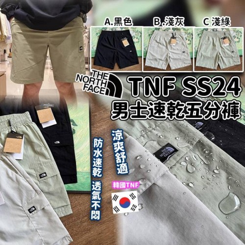 TNF SS24 男士速乾五分褲