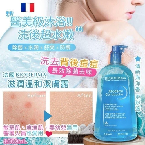 BIODERMA 超溫和除菌沐浴露 