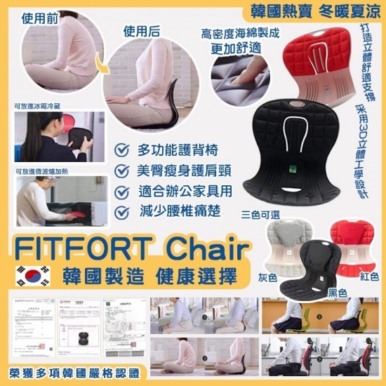 韓國 FITFORT Chair 矯正坐姿椅背墊